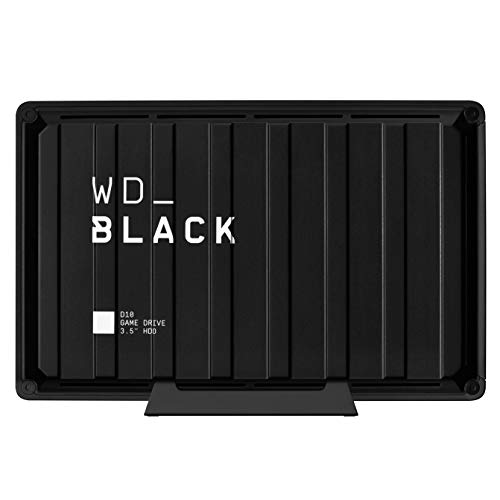 WD_Black 8TB D10 게임 드라이브, Playstation, Xbox, PC 및 Mac과 호환되는 휴대용 외장 하드 드라이브-WDBA3P0080HBK-NESN 외장형 하드 미국출고 -538482