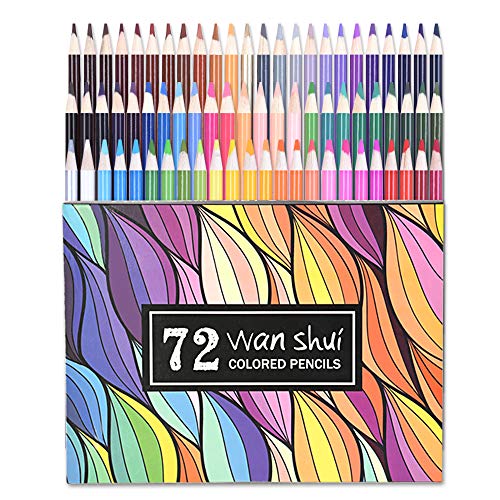 72 색연필-프로급 72 색연필 드로잉, 스케치, 성인용 컬러링 북 미국출고 -564226