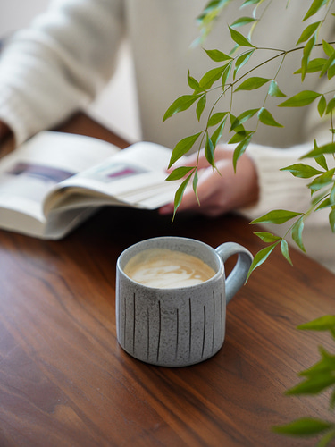 디자인 머그컵 앤티크 투톤 라떼컵 도자기컵 커피컵 고급 디자인