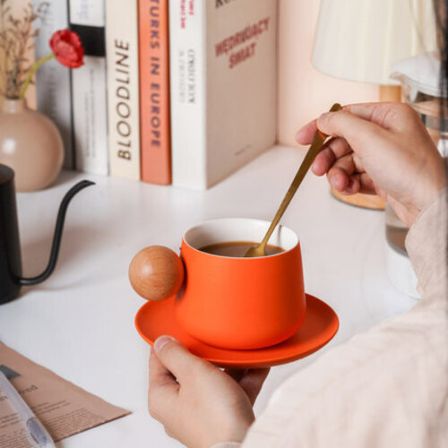 디자인 머그컵 여성 커피잔 고급 세련된 세라믹 컵 감각 스몰