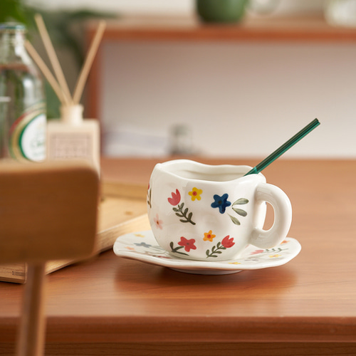 디자인 머그컵 북유럽 도자기 커피잔 물잔 마시기 소박한 디자인