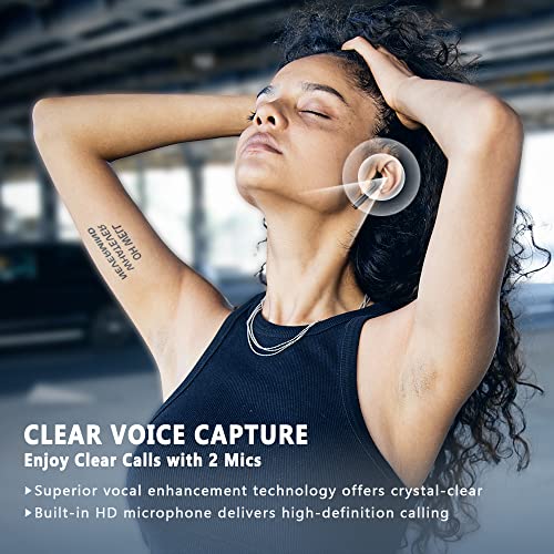 무선 이어버드 미국 이어폰  코토니 P3 트루 세미 마이크 포함 볼륨 조절 기능이 있는 하이파이 스테레오 사운드 터치 컨트룰-620380