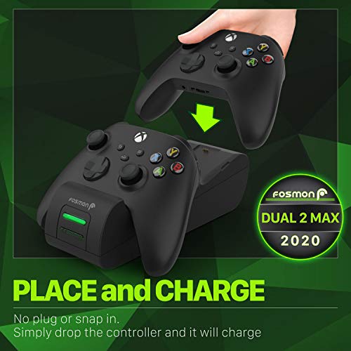 게임 무선 컨트롤러 미국 Xbox 엑스박스 시리즈 X S 2020 Xbox Elite 고속 충전 도킹 스테이션 키트 검정색-620877