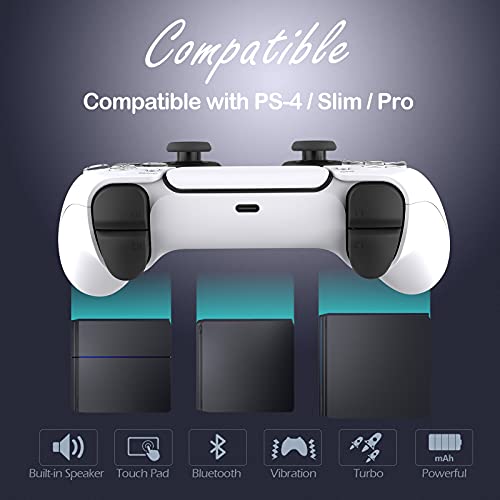 게임 무선 컨트롤러 미국 PS4 Pro Slim과 호환되는 PISOBIN Pro 스피커 및 스테레오 헤드셋 잭-620871