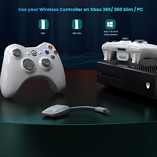 게임 무선 컨트롤러 미국 Xbox 엑스박스 360용 YAEYE 2.4GHZ 게임패드 조이스틱 Xbox 엑스박스 360-620989