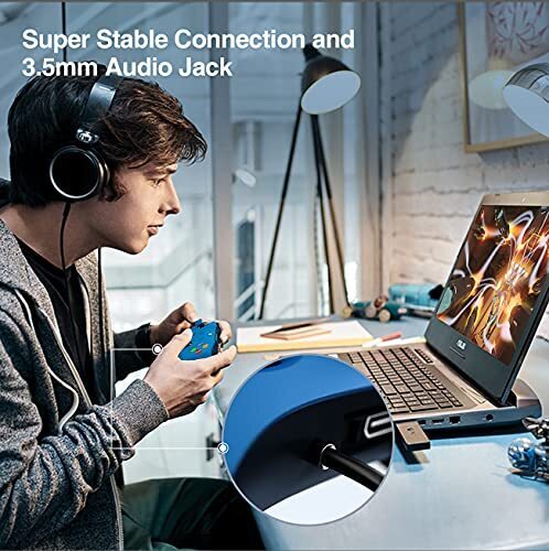 게임 무선 컨트롤러 미국 Xbox 엑스박스 One 와 호환되는 Xbox 엑스박스 시리즈 X S Window PC용 3.5mm 헤드폰 잭 블루-620988
