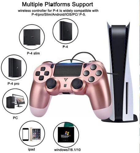 게임 무선 컨트롤러 미국 게임 는 PS4 와 작동하며 충전 케이블이 있는 Pa4 시스템과 원격 호환-620899