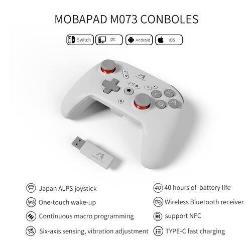 게임 무선 컨트롤러 미국 스위치 라이트 근거리 통신 기능이 있는 MOBAPAD M073 원격 게임패드 조이스틱 NS 스위치-620976