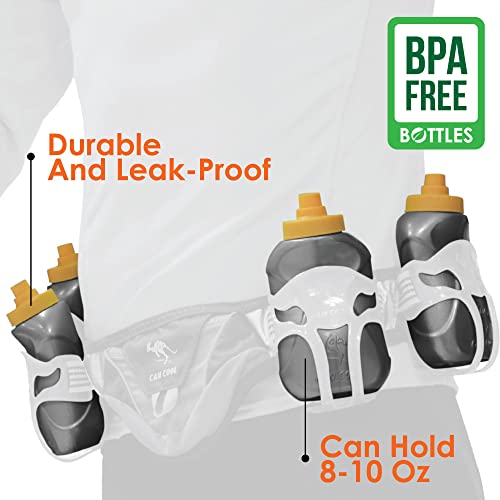 마라톤 러닝 플립벨트 미국 BPA 무료 물병 4개 포함-613782