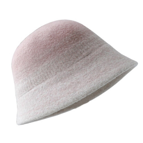 예성 그라데이션 양털모자 버킷햇공용 보온물통 모자 벙거지 버킷햇