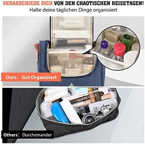 독일 여행용 세면도구 가방 걸이용 남성용 대형 화장실 야외 수납공간