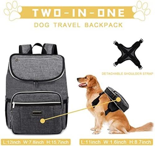 강아지 애견 고양이 가방 급식 미국 BAGLHER 여행 백팩 항공사 승인 탈부착 가능한 애완동물 용품 백팩-628776