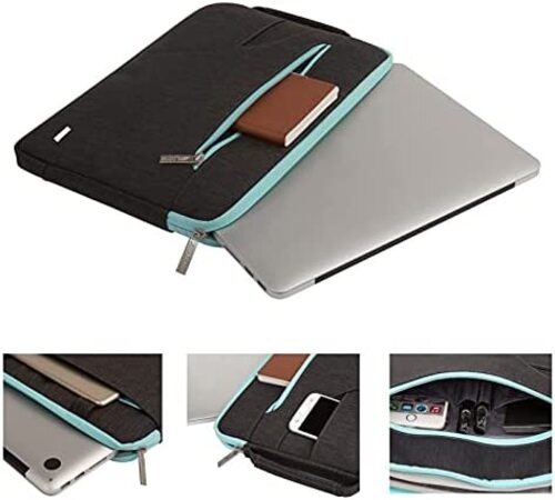 노트북 대형 가방 미국 MOSISO 숄더백 맥북 에어/프로,13-13.3인치,맥북 프로 14인치 M1 Pro/Max A2442,전면 아크 포켓이 있는 폴리에스터-629318