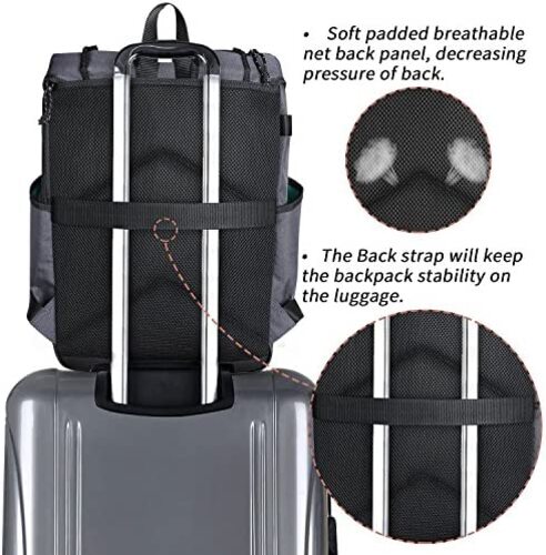 신학기 가방 미국 백팩 레인지랜드 드로스트링 플랩 배낭 경량 노트북 수납 휴대용 데이팩 17L-630310