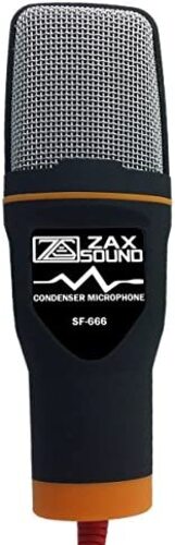유튜브 방송 마이크 미국 Zax Sound SF666PRO Professional Cardioid Cons덴서 로폰 및 PC용 삼각대 스탠드-630584