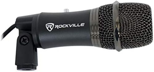 유튜브 방송 마이크 미국 Rockville Z-Stream USB 콘덴서 컴퓨터 줌 팟캐스트 번들(Rockville RockPop 포함)-630646