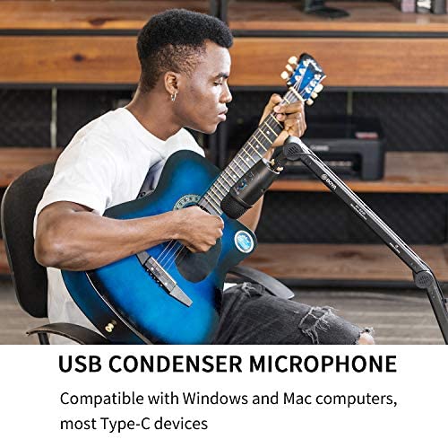 유튜브 방송 마이크 미국 BOYA USB 콘덴서, BY-PM500 USB 스튜디오 (Windows, Mac용)-630754