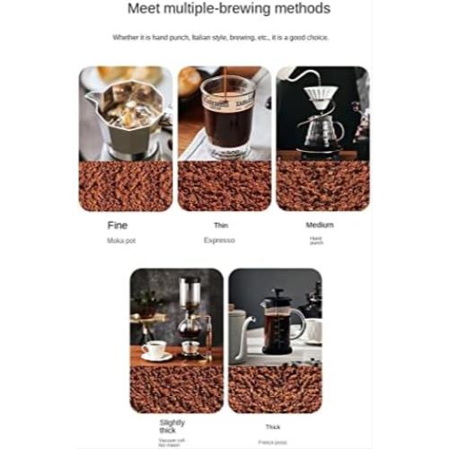 커피 그라인더 미국 전동콩 머신(25팩) 전동 ,휴대용USB(블랙)-631897