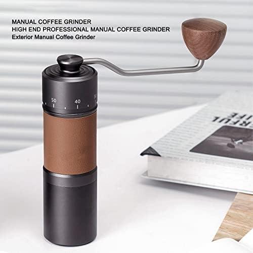 커피 그라인더 미국 핸드 수동 조잡도 세라믹 밀, 420 그라인딩 코어가 있는 탈부착식 휴대용-631946