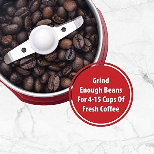 커피 그라인더 미국 Wirsh 분쇄기 스테인리스 스틸 블레이드가 있는 허브 분쇄기, 대용량 15컵-631714