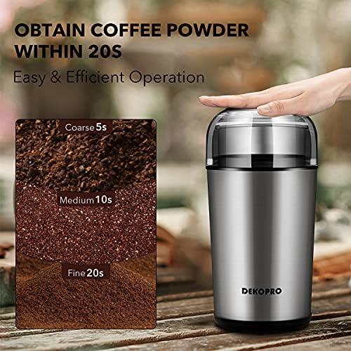 커피 그라인더 미국 DEKOPRO 원두용 전기 분쇄기-631805