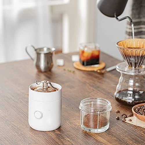 커피 그라인더 미국 전기 분쇄기, 소형 분쇄기 휴대용 콩 견과류 향신료 가정용 다기능-631934