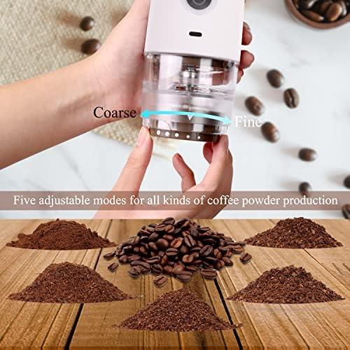 커피 그라인더 미국 Mulli 휴대용 버 분쇄기, 전기 수동 2in1 카페 드립 에스프레소-631801
