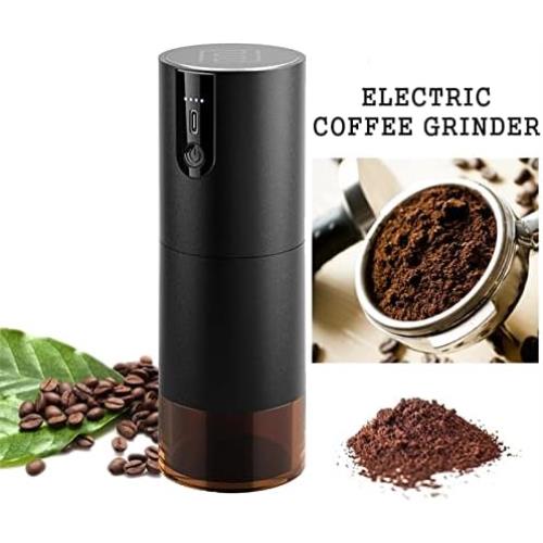 커피 그라인더 미국 IEASekfj 에스프레소 머신 휴대용 전기 USB 충전 스테인리스 그라인딩 코어 자동 콩 밀 기계 가정 여행용-631880