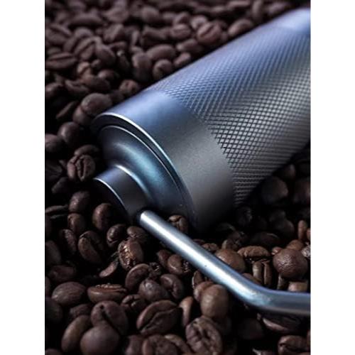 커피 그라인더 미국 수동 분쇄기 휴대용 고품질 분쇄 알루미늄 및 비주얼 빈 수납 G4-631954
