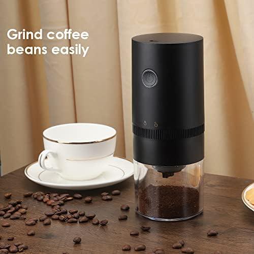 커피 그라인더 미국 IEASekfj 에스프레소 머신 전기 자동 콩 밀 휴대용 메이커 카페 가정 여행용 USB 충전식-631863