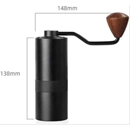 커피 그라인더 미국 수동 스테인리스 스틸 알루미늄 하우징 휴대용 고품질 핸드 밀 5축-631979