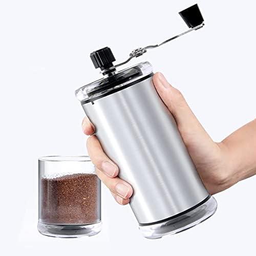 커피 그라인더 미국 빈 , 핸드그라인딩 머신, 수동 이중베어링 탈부착식 휴대용 두께 조절 가능-631968
