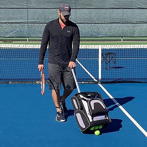 테니스 가방 백팩 미국 로버 스포츠 팩 호퍼 라켓 과 볼 카트 일체형-633248