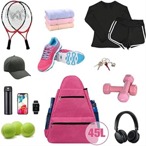테니스 가방 백팩 미국 TDIFFUN  라켓 과 신발 구획 포함 대용량 스포츠 남녀-633296