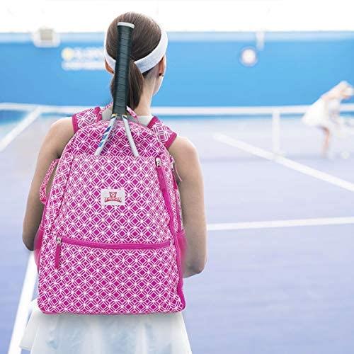 테니스 가방 백팩 미국 여성용 라켓 – 경량 2개 라켓, 볼, 스포츠 용품-633341