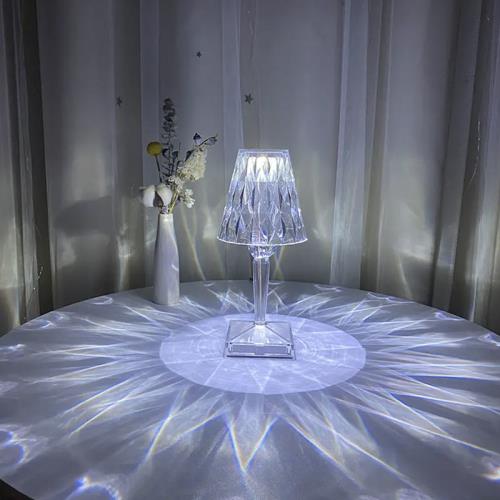 인테리어 무드등 크리스탈 램프 침대 거실 침실 충전 로맨틱 LED-633157