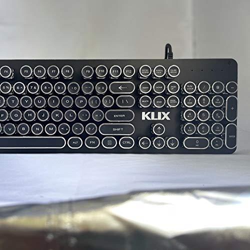 키보드 미국 KLIX 레트로 클래식 실제 기계식 트루 화이트 LED - 585109