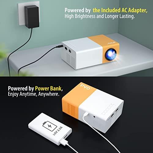 휴대용 미니 빔 프로젝터 미국 휴대용 야외 영화 HDMI USB 인터페이스 및 리모컨이 있는 홈 시어터