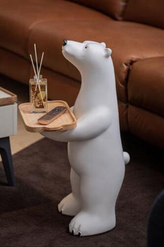 장식 모형 거실 오브제 조각상 북극곰 대형 티 테이블 소파 사이드-636173