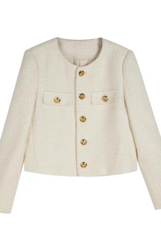 트위드 자켓 코트 가을겨울 패션 여성 프렌치 톱