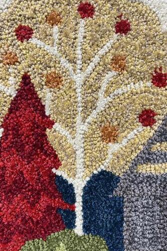 북유럽 숲 러그 카펫 아메리카 담요매트 현관