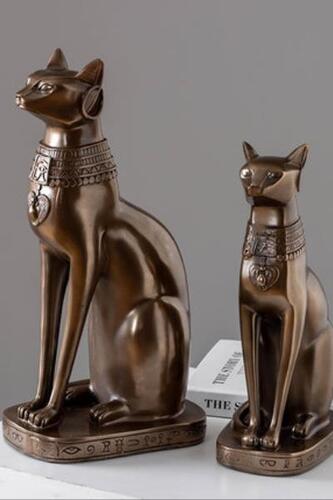 이집트 초부고양이 소품 서재 공예 빈티지 인테리어