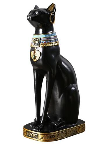 앤티크 이집트 고양이 장식장 소품 와인셀러 사무실 빈티지 인테리어