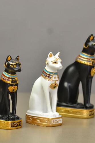 거실 테이블 장식 고대 이집트 고양이 신방 수호 빈티지 인테리어