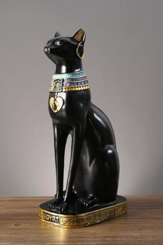 고급스러운 조각상 사무실 공예품 앤티크 파라오 검은 고양이 빈티지 인테리어