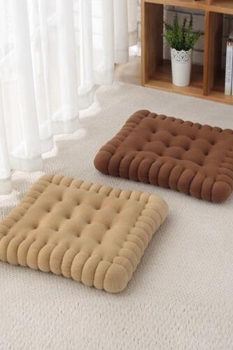 쿠션 방석 북유럽 보들보들 쿠키 비스켓 사무실의자 매트 다다미 바닥