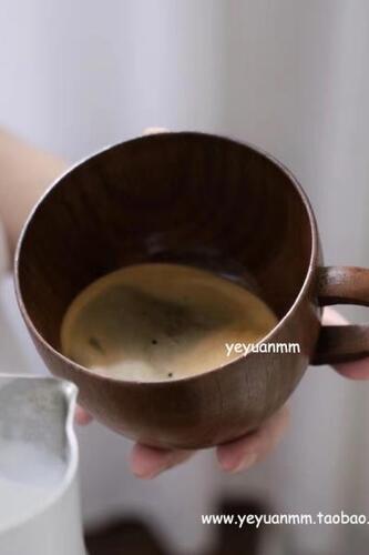 카페 우드컵 홈카페 머그 일본식 원목 빈티지 커피 물컵 우유컵 찻잔 맥주컵