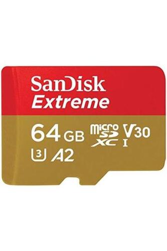 샌디스크 64GB 마이크로 SDXC 익스트림 메모리 카드 (투팩) 미국-638231