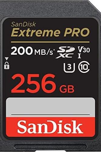샌디스크 Extreme Pro 256GB SD 메모리 카드 미국-638292