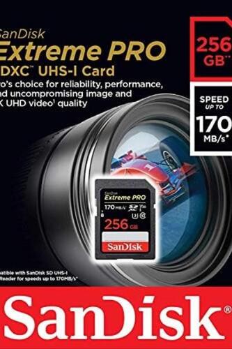 샌디스크 256GB SDXC SD Extreme Pro 메모리 카드 미국-638210